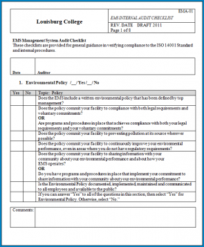 √ Free Printable Audit Checklist Template | Checklist Templates