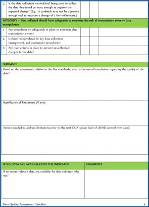 √ Free Printable Data Quality Checklist Template | Checklist Templates