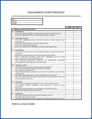 √ Free Printable IT Security Audit Checklist Template | Checklist Templates