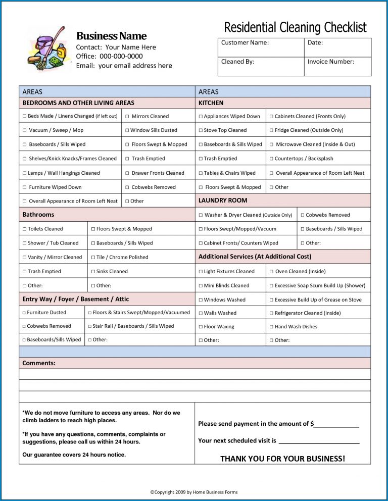 free-printable-medical-office-cleaning-checklist-template-checklist