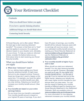 √ Free Printable Retirement Checklist Template | Checklist Templates