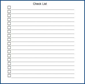 √ Use Checklist Templates for Better Organized | Checklist Templates