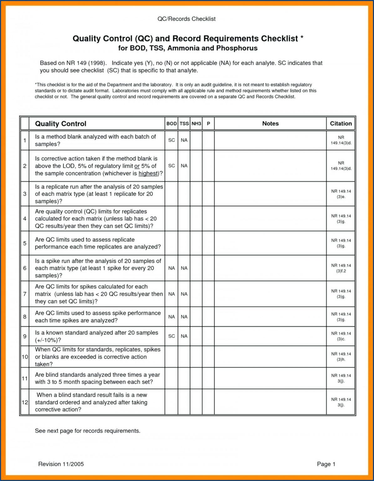 √ Free Printable Mortgage Quality Control Checklist Template Checklist Templates 2844